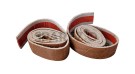 Royal Enfield GT and Interceptor 650 RH-LH Grip Leather Wrap Pair Tan Color - SPAREZO